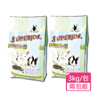【Pet Village 魔法村】特級機能兔子主食 3kg/包；兩包組(全齡兔飼料 兔主食 機能飼料)
