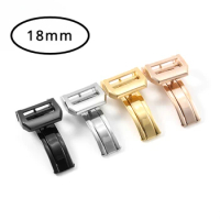 Watch Accessories Buckle for IWC PORTUGUESE FAMILY Series Folding Butterfly Buckle Strap Buckle Strap Clasp 18mm