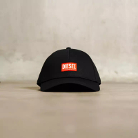 DIESEL Topi DIESEL RED LOGO BOX BLACK CAP 100% ORIGINAL
