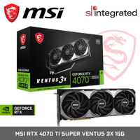 100% Genuine MSI GeForce RTX 4070 Ti SUPER 16G VENTUS 3X OC GDDR6X