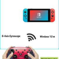 For Nintend Switch Pro NS-Switch Pro Game Console Gamepad Wireless Bluetooth Gamepad Game Joystick Controller with 6-Axis Handle
