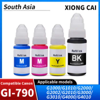 South Asia GI 790 GI-790 Ink Compatible Bottle Water Based Refill For Canon PIXMA G3000/G3010/G4000/G4010 Printer ink