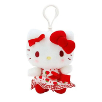 【震撼精品百貨】Hello Kitty 凱蒂貓~日本SANRIO三麗鷗 KITTY絨毛玩偶吊飾-草莓*14564