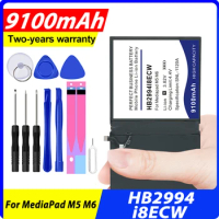 High Quality 9100mAh HB2994i8ECW Bateria For Huawei MediaPad M6 10.8 M5 LITE + Accompanying too