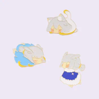 Custom Anime Game Sky Children of Light Enamel Pin Shiratori Kaka Cloak Badges Metal Backpack Decorative Jewelry Gifts Wholesale