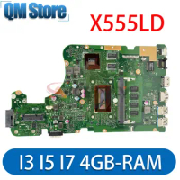 X555L A555L K555F F555L Mainboard For ASUS X555LF X555LP X555LN X555LB X555LI X555LD X555LJ X555LDB Laptop Motherboard i3 i5 i7