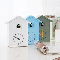 Cuckoo Wall Clock | Decorative Bird Clock Timed Alarm | Wall Decor Cuckoo Clock Battery Powered Wall Clocks with Pendulum