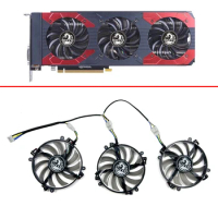 Cooling Fan 4pin FD7010H12D GTX1070TI GPU FAN For SOYO PNY GTX1070TI 1080 XLR8 GAMING video card fans