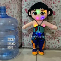 Boneka KPOP Demon Hunter Hunters Golden Huntrix Ukuran Besar LED Lampu BNEKA ZOEY BESAR LED