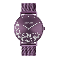 COACH 設計款logo面盤米蘭帶腕錶36mm(14503823)