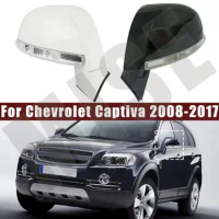 Car Accessories For Chevrolet Captiva 2008-2017Auto Outside Door Rearview Mirror Assembly 96818101/96818102 6/8PIN