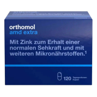 章小蕙推薦Orthomol AMD extra 德國奧適寶 葉黃素護眼綜合維他命 120粒 預防老年黃斑 緩解老花眼 