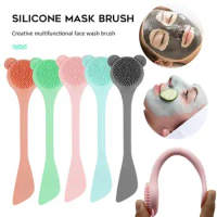 Facial Cleansing Brush Silicone Mask Stick Face Wash Brush -use Face Body Exfoliating Pore Deep Brush Skin Care Tool