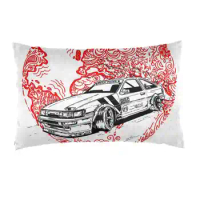 Ae86 Pillows Case Bedroom Home Decoration Ae86 Option Option Magazine Jdm Drift Touge Initial D Drain Race Racing Sport Car