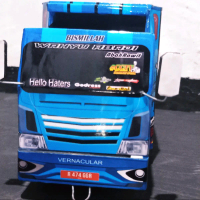 miniatur truk oleng wahyu abadi non variasi