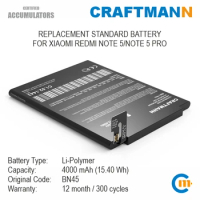 Craftmann Battery for XIAOMI REDMI NOTE 5/NOTE 5 PRO (BN45)