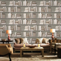 beibehang 3d three-dimensional bookshelf bookcase background wall paper home decoration wallpaper bedroom landscape wallpaper