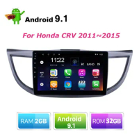 2G+32G 2din Android 11.0 Car Radio Stereo For Honda CRV 2011 2012 2013 2014 2015 Car Multimedia Video Player GPS Navigation WIFI