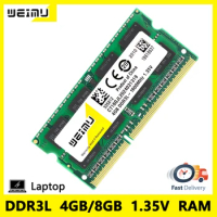 DDR3 DDR3L 4GB 8GB Notebook Memory Ram PC3 1.5V PC3L 1.35V 8500 10600 12800 204Pin 1066 1333 1600Mhz Laptop Sodimm Memoria RAM