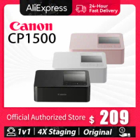 Canon SELPHY CP1500 Compact Photo Printer White Black Pink New Original Unopened Compact Photo Printer Kit Wifi Wireless RP-108