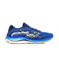【MIZUNO 美津濃】WAVE RIDER 27 男鞋 緩震 慢跑鞋 運動鞋 藍(J1GC236201)
