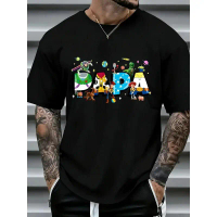 Kaos Pria Motif Alien Toy Story 2026, Kaos Lengan Pendek Katun Murni Unisex, Cocok untuk Pakaian Kas