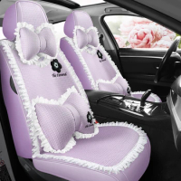 Universal Car Seat Covers For Hyundai HB20 VW Passat B7 Toyota Hilux Ford Focus BMW F40 Woman Car Interior Styling Accessories