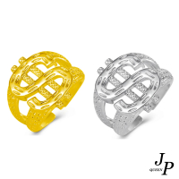 【Jpqueen】嘻哈個性美元符號活圍戒指(2色可選)