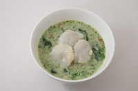 裕毛屋自製【巧達干貝菠菜奶油濃湯】