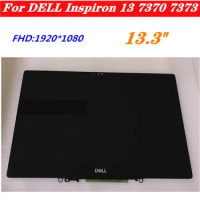 13.3 ” touch LCD screen display with assembly frame for Dell Inspiron 13-7373 7370 FHD 1920*1080 free shipping