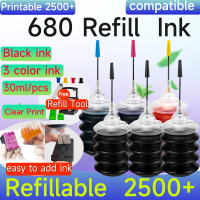 Compatible HP 680 678 65 46 682 60 61 63 62 901 67 27 28 71 703 704 21 22 27 28 Refill Ink for HP in