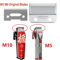 Madeshow M10 M5 Original Clippers Blades Stainless Steel Electric Hair Clipper Blade Hair Trimmer Replacement Cutter Head