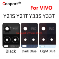 New Original Rear Back Camera Glass Lens For vivo Y21S Y21T Y33S Y33T Replacement With Adhesive Sticker V2110 V2135 V2109