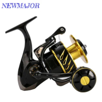 Madmouse Saltiga SW4000XG SW6000HG SW10000HG Fishing Reel Right Hand Use 12BB Alloy with 35kgs Drag Power for Spinning Jigging