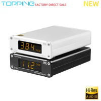 New TOPPING D10s desktop HIFI fever USB DAC XMOS XU208 ES9038Q2M PCM384KHz DSD256 Audio HIFI Decoder