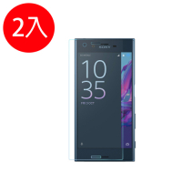 o-one【鐵鈽釤鋼化膜】SONY  XZ Premium 高清透玻璃保護貼(兩入組)-非滿版