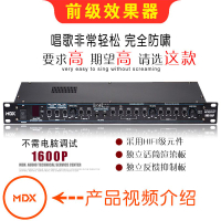 【最低價 公司貨】麥迪斯 高端專業KTV前級效果器混響器一鍵防嘯叫均衡器音頻處理器