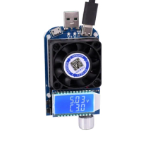 USB Adjustable Intelligent Electronic Load Module Fast Charge Charger Power Bank Tester QC3.0