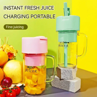 Mini USB Rechargeable Blender Cup | 6-Blade Pro for Juice & Protein Shakes | Compact Travel Blender 