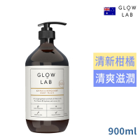 紐西蘭GLOW LAB植物精油沐浴露900ml-佛手柑橘