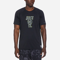 Nike JDI Sketch [NESSD685-001] 男 短袖 上衣 T恤 防曬衣 抗UV 運動 訓練 舒適 黑