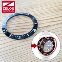 carve number ceramic watchs' bezel for Rolex Sea-Dweller deepsea 116660 automatic watch