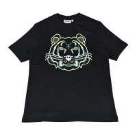 【KENZO】KENZO K-Tiger印花虎頭紋圓領短袖T恤(黑x多色)