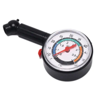 Car Motorcycle 0-50 psi Dial Wheel Tire Tyre Gauge Meter Pressure Measure Tester