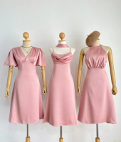 เดรสยาว ผ้าsara ผ้าเงาสวยดูแพง #DD53 #DD54 #DD55 Clothing Dress