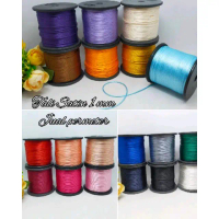 5 m Tali Satin China 1 mm Tali Satin Polos 1 mm Tali Satin China 1 mm