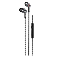 New Original Onkyo E300M In-Ear Headphones Semi Open With Mic Black White Color