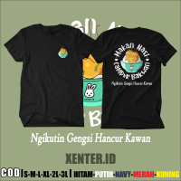 Kaos makan nasi campur bakwan / Kaos Distro katun combat 24s / Kaos Gengsi Xenter.id