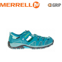 【MERRELL 美國 兒童 HYDRO H2O HIKER SANDAL《水藍》】MLC56509/兒童涼鞋/休閒鞋/運動健走鞋