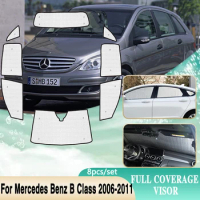 Full Covers Sunshades For Mercedes Benz B Class W245 2006 2007 2008 2009~2011 Windshield Sun UV Protection Visor Car Accessories